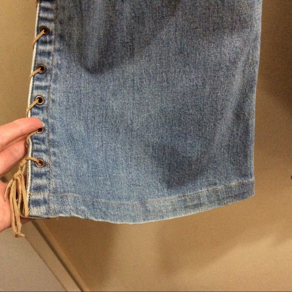 Vintage Buffalo David Bitton jeans with vented lace up sides - Picture 9 of 13